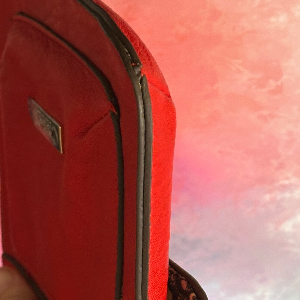 Carlos Santana Bold Red Crossbody Bag with Lion - Picture 14 of 17